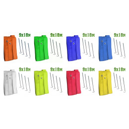 Разметка площадки для волейбола 9х18м (ленты)