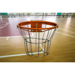 Сетка баскетбольная металлическая антивандальная